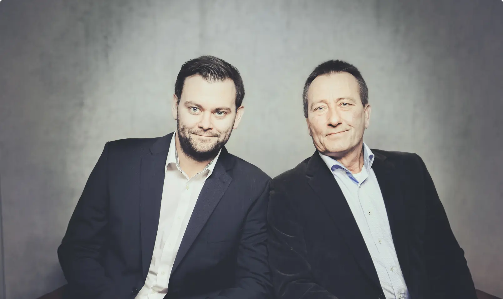 Gruppenfoto von Andreas und Lothar GRZIB.